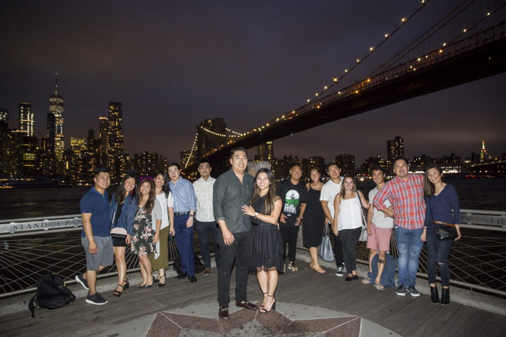 Photo New York Proposal Ideas: Brooklyn Bridge Backdrop
