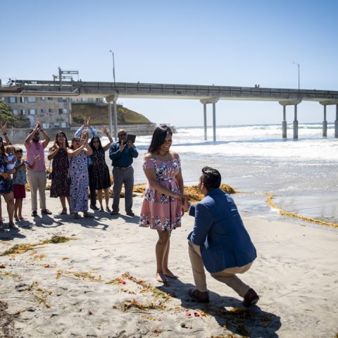 Ojas' Beuutiful San Diego Beach Proposal