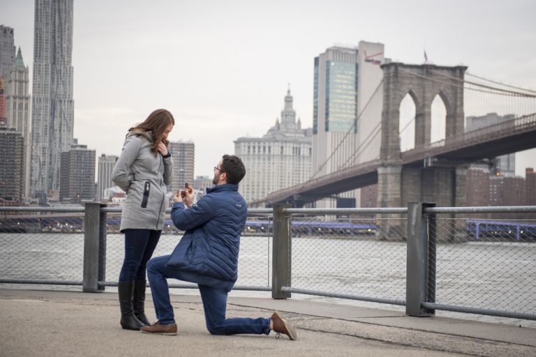 Photo Brooklyn Bridge Engagement Proposals: Chris and Catherine