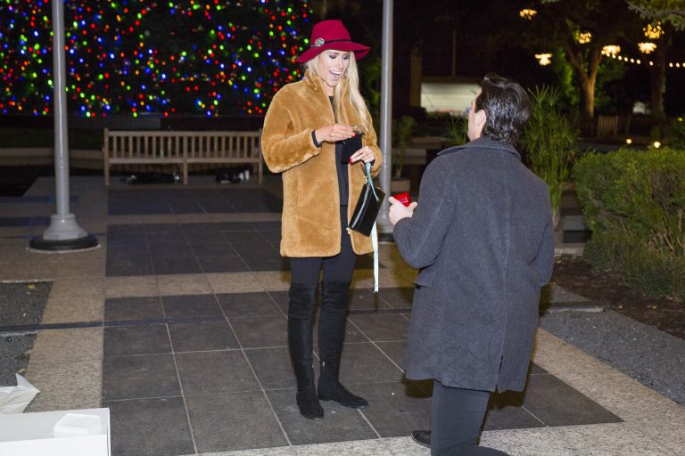 Photo Dallas Engagement Proposal Ideas: Brad’s Rooftop Proposal