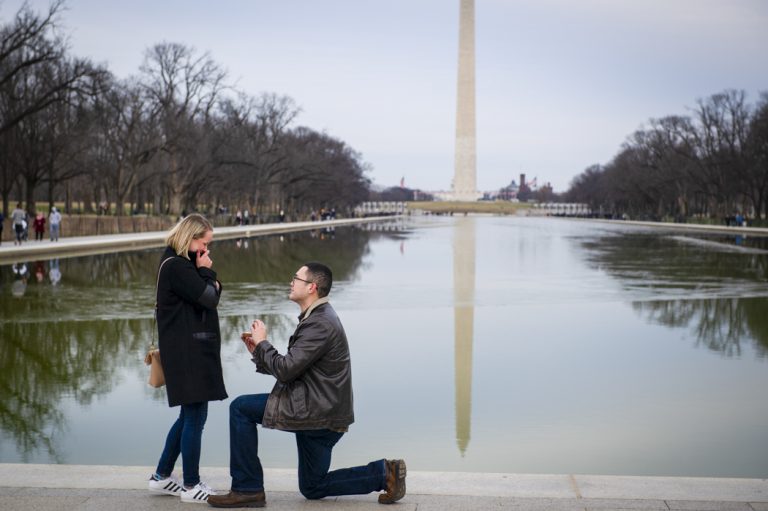 Photo Washington DC Engagement Proposals: James and Mackenzie