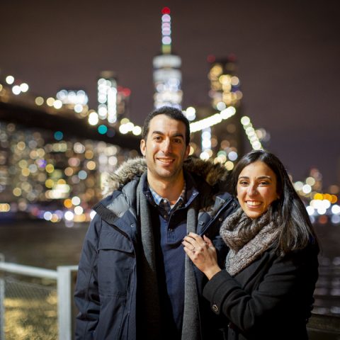 New York Dumbo Engagement Proposals: John and Valentina
