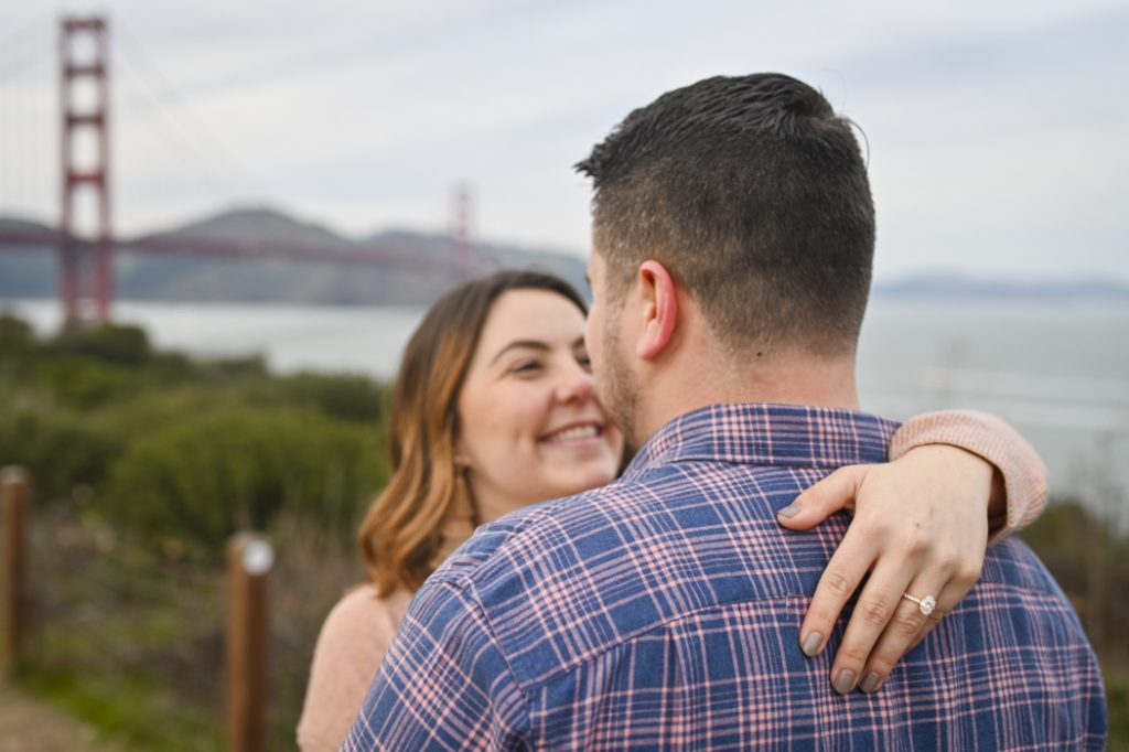 Photo Golden Gate Bridge Engagement Proposals: Spencer and Megan