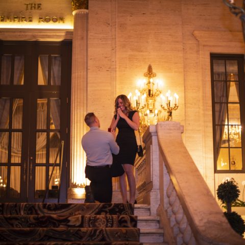 Chicago Palmer House Hotel Proposal Engagement Proposal