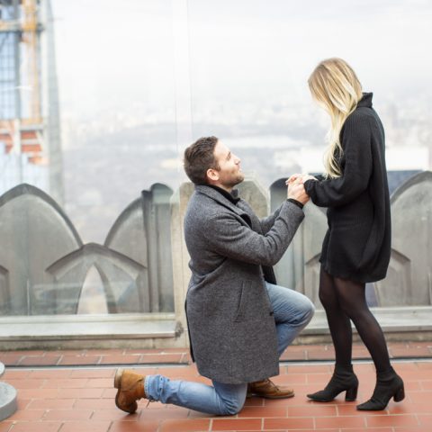 Top of the Rock New York Proposal: Daniel and Annalise