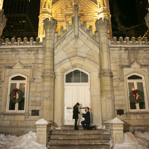 Chicago Water Tower Proposal: Joey and Maddy
