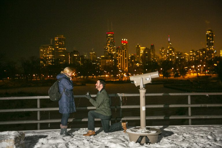 Photo Chicago Lincoln Park Proposal: Neil and Kelly
