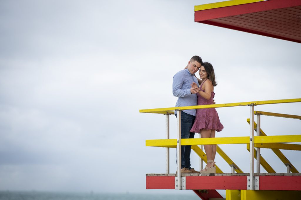 Photo Miami Engagement Proposal Photographer: Zak and Brittany