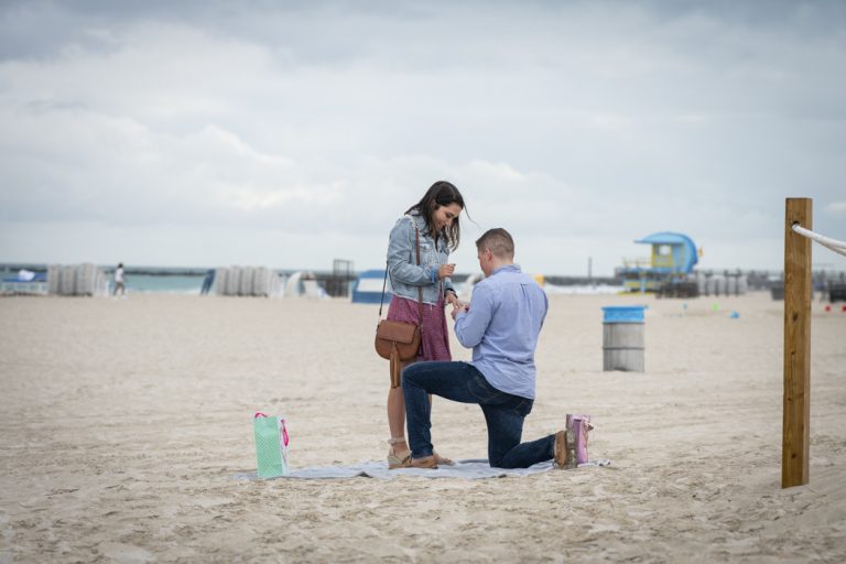 Photo Miami Engagement Proposal Photographer: Zak and Brittany