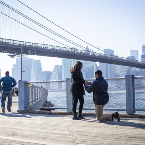 Jay's Stunning Brooklyn Bridge Engagement Proposal