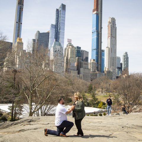 Central Park Engagement Proposals: Larry and Anna