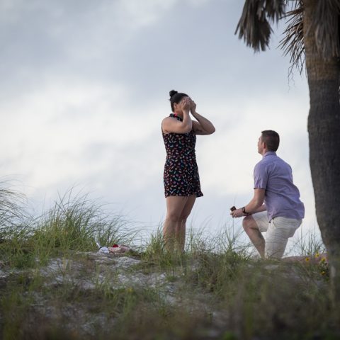 Clearwater Beach Proposal Photography: Trevor and Kari
