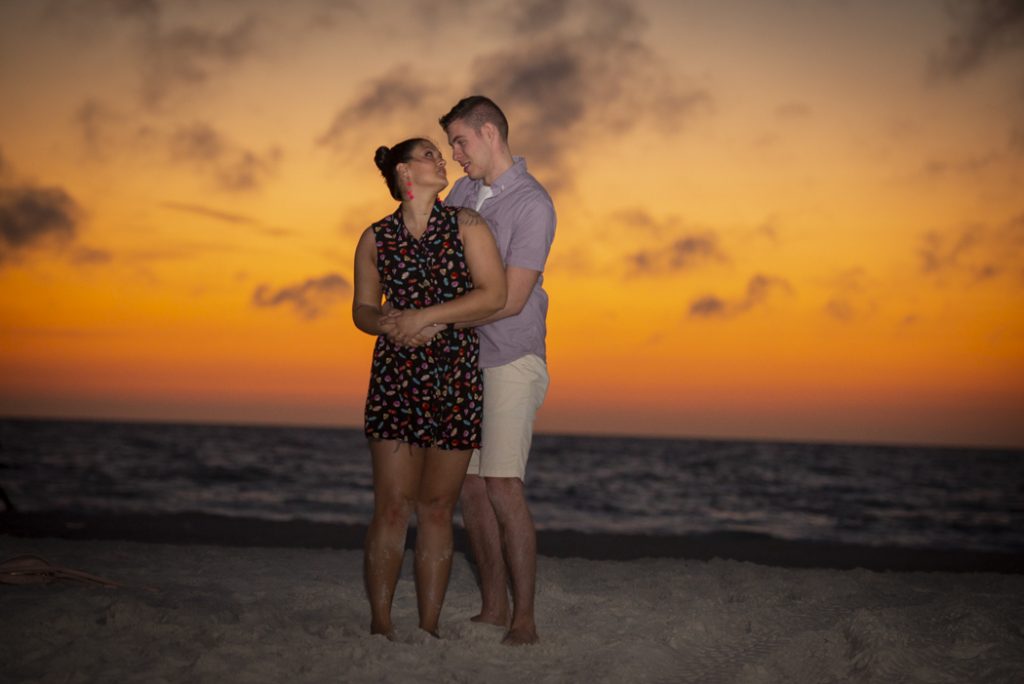 Photo Clearwater Engagement Proposal Photography: Trevor and Kari