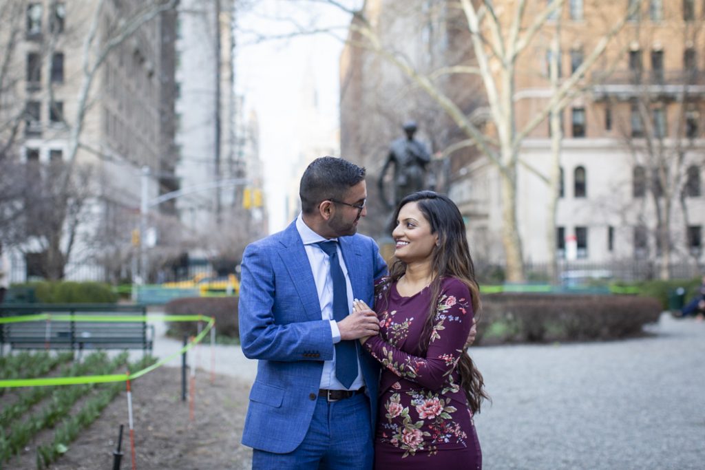 Gramercy Park engagement proposals