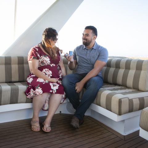 Los Angeles Boat Cruise Proposal: Ivan and Delia