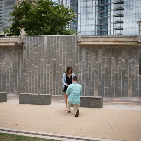 Charlotte Proposal Photography: William's Romare Bearden Park Proposal!