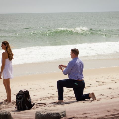 Fire Island Proposal Photography: Domenic's Ocean Bay Front Park Proposal