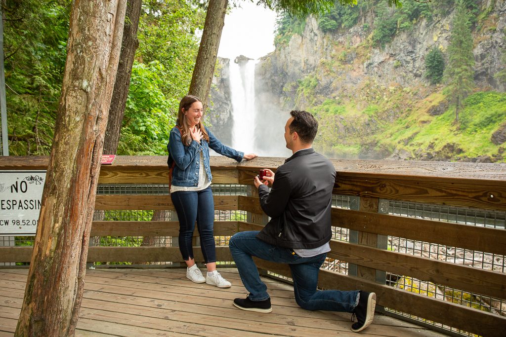 Seattle Engagement Proposal Photographer