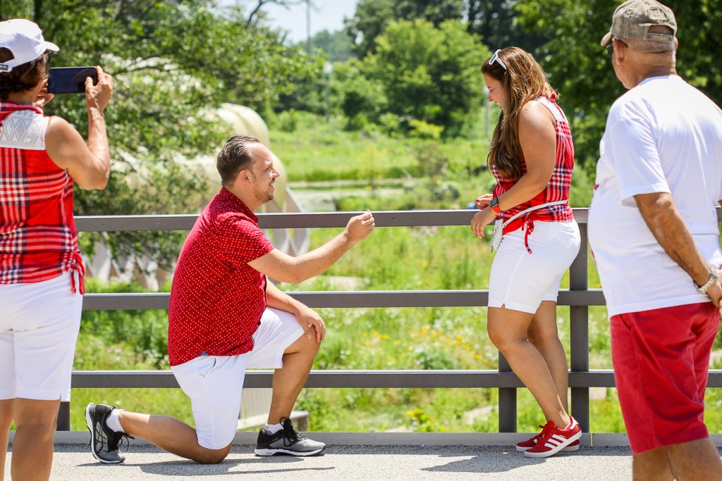 Chicago Lincoln Park Proposal Photography