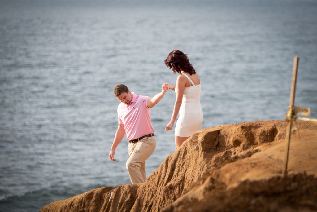 Photo San Diego Sunset Cliffs Proposal | Cole and Lauren