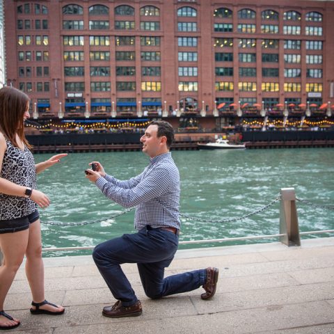 Joshua Riverwalk stunning Proposal, Chicago