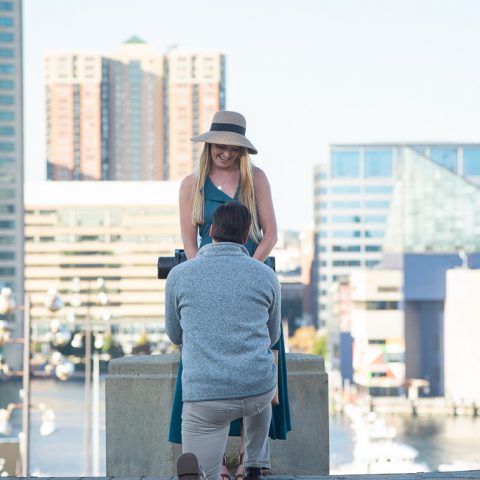 Nicks picture perfect proposal, Baltimore MD.