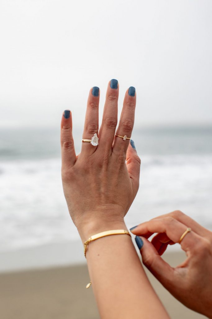 Photo A Love Story: From Denver to San Francisco. JT and Nashel’s  magical Baker Beach surprise proposal.