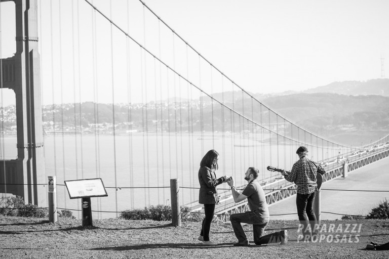 Photo Gordon and Heather’s Golden Gate proposal, San Francisco