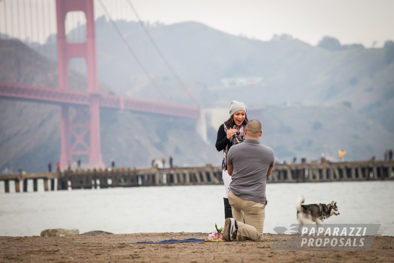 Photo Proposal Photography – San Francisco Proposal – Vu’s Crissy Field Engagement
