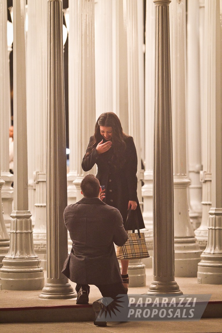 Photo Calvin and Shirley’s beautifully framed LA proposal