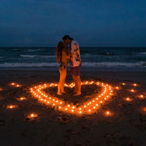 Romantic Beach Proposal Los Angeles