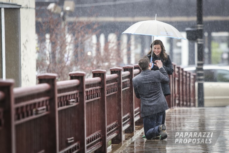 Photo Chicago Proposal Ideas | Kinzie Street Bridge