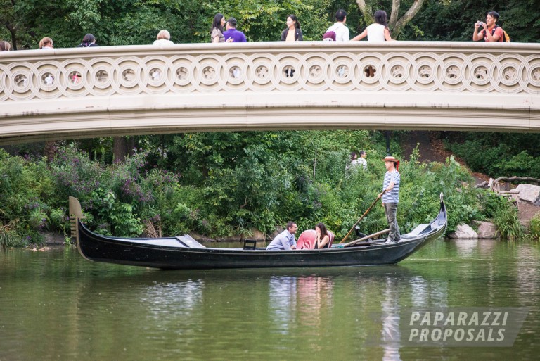 Photo James and Anne Marie’s Central Park Gondola Proposal, New York.
