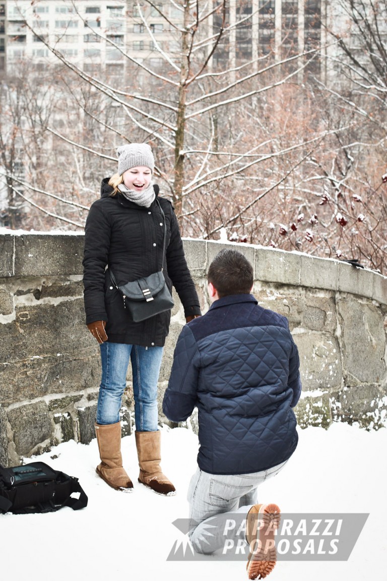 Photo Lee and Kayleigh’s romantic Gapstow Bridge proposal