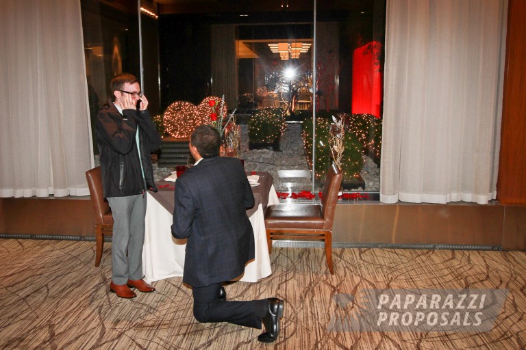 Photo Michael and Charlie’s Romantic Anniversary Proposal at the Intercontinental