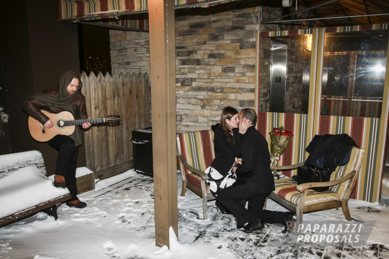 Photo New York City Proposal Photography | Roof Top Proposal With Proposal Ideas!