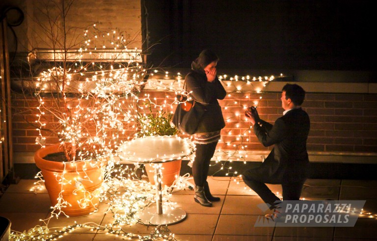 Photo Todd and Allie’s amazing roof top proposal, New York