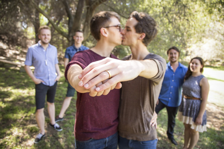 Photo Saxon and Joe’s Los Angeles Marriage Proposal