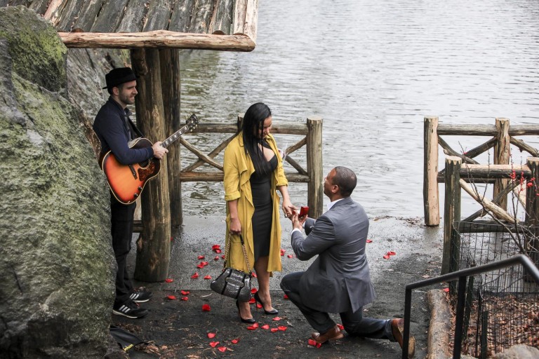 Photo New York Marriage Proposal | Clarence & Yani