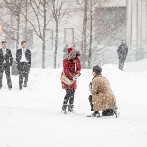 NYC Proposal Photography | Nathaniel and Colleen