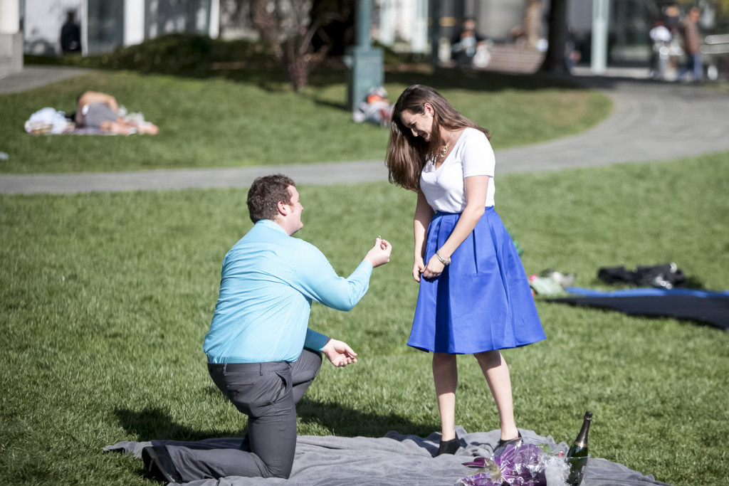Baker Beach surprise proposal