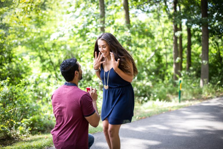 Photo Charlotte Engagement Proposals: Rohit and Sarah