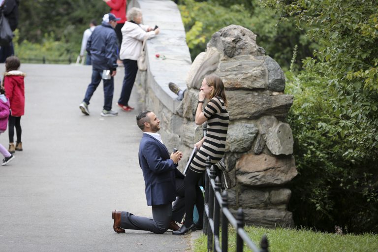 Photo Ben and Kate’s Central Park Zoo Marriage Proposal