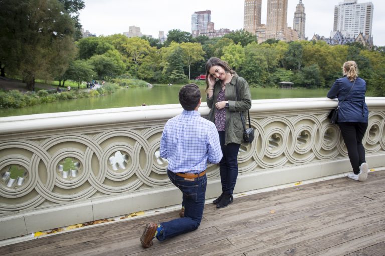 Photo Central Park Engagement Proposal: Sean and Kristen
