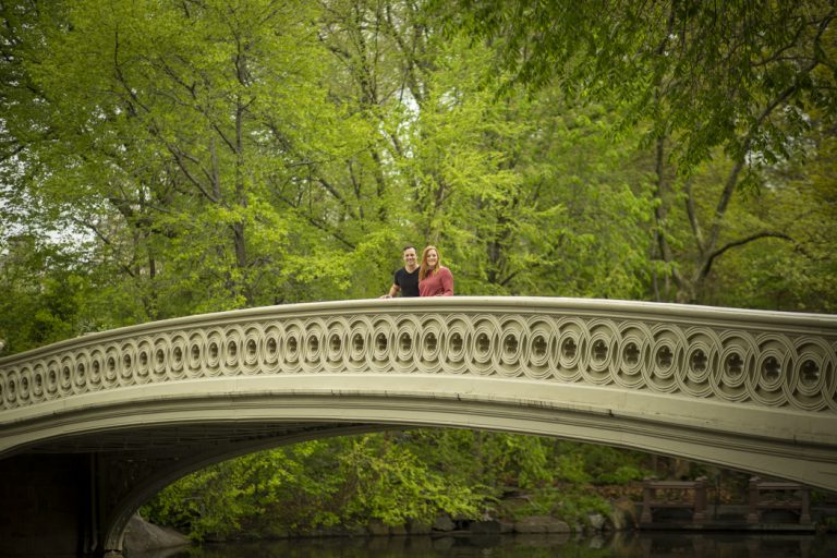 Photo Bow Bridge Engagement Proposals: Tyler and Cassie