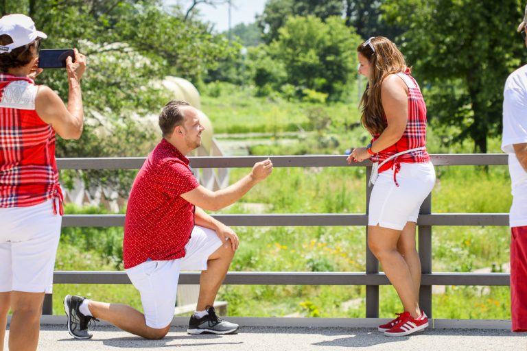 Photo Chicago Lincoln Park Proposal Photography: Jimmy and Jeniffer