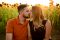 Catching the last rays of sunlight was the perfect ending to this amazing proposal