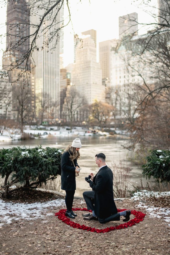 Photo Where to Propose in New York at Christmas Photo Where to Propose in New York at Christmas